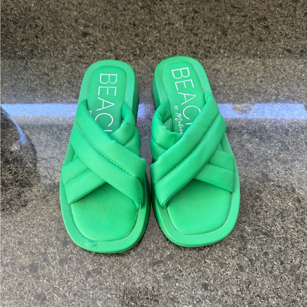Beach Green Women's Sandals
